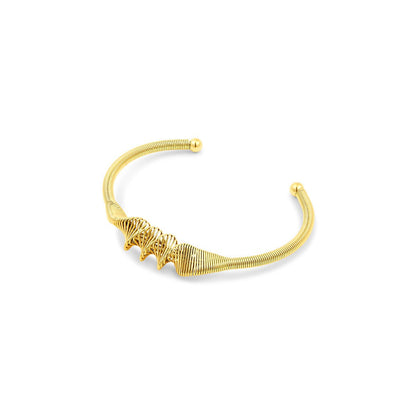 Wave Bracelet 18k Gold Plated