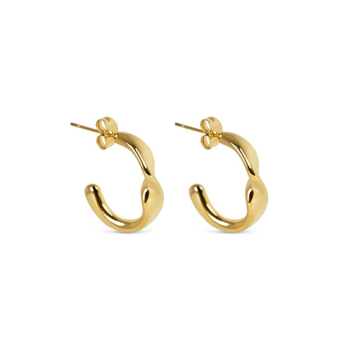 Luci Hoop Earrings 18k Gold Plated