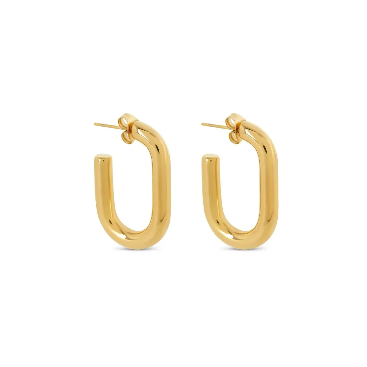 Piper Hoop Earrings 18k Gold Plated
