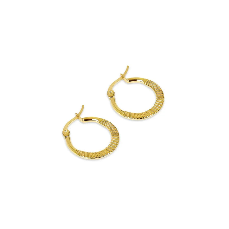 Catania Hoop Earrings – 18k Gold Plated