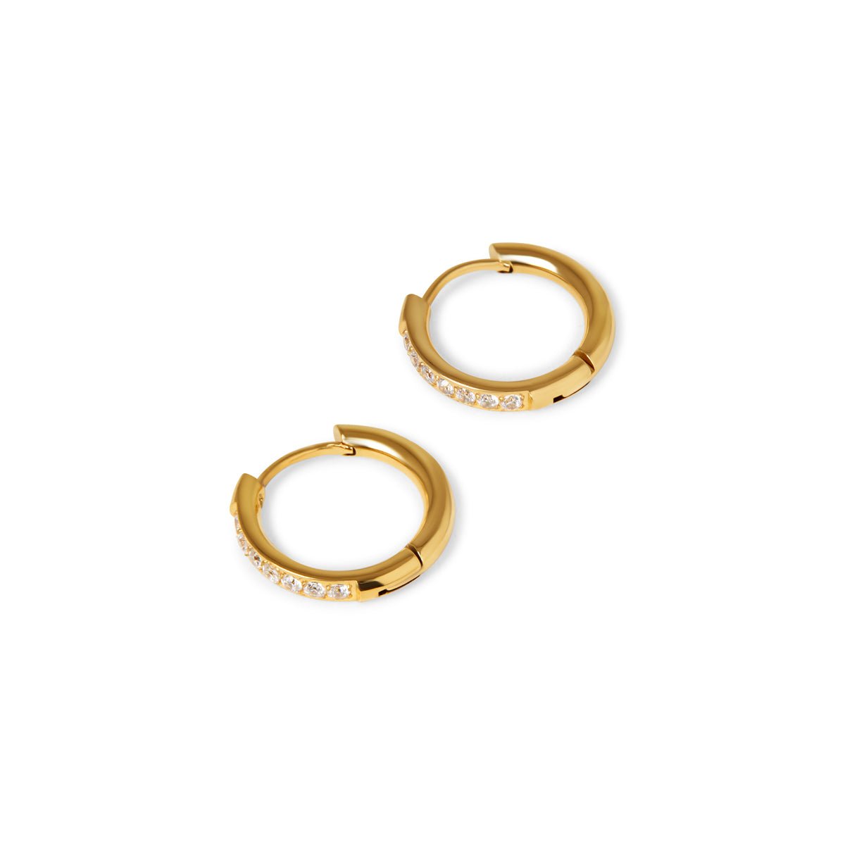 Arielle Hoop Earrings 18k Gold Plated