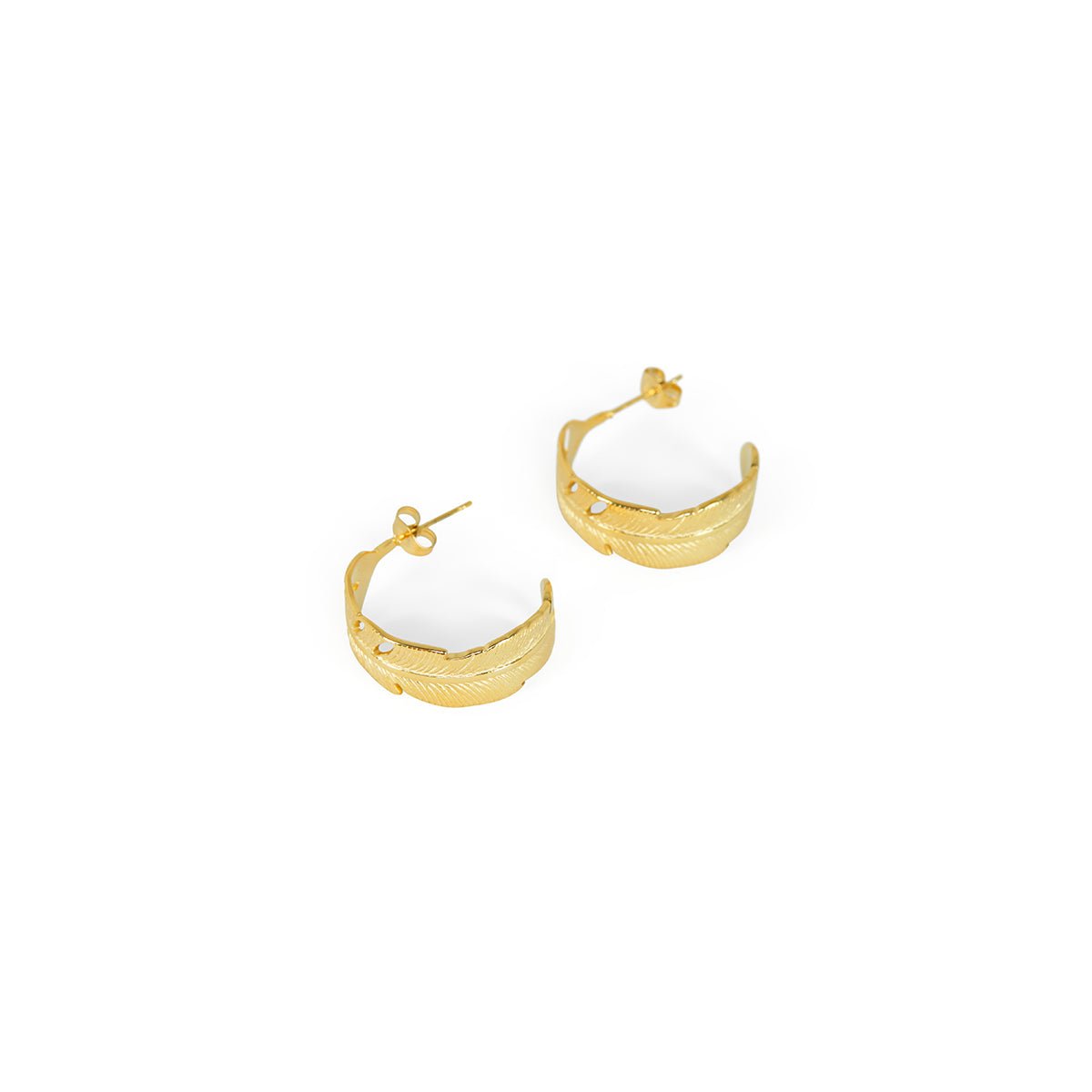 Atena Hoop Earrings 18k Gold Plated