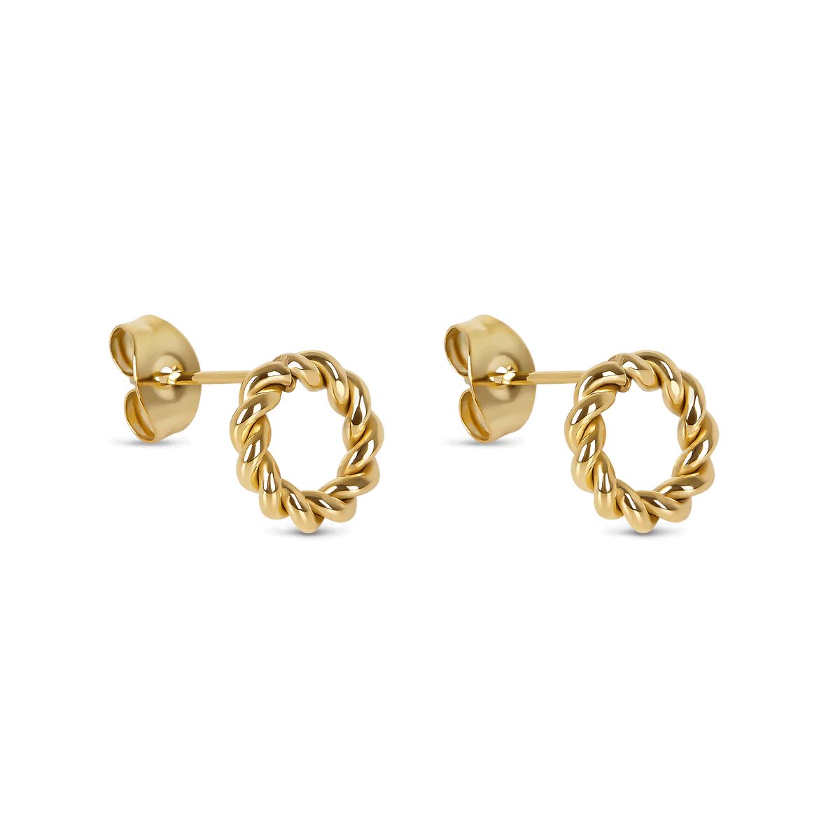 Twist Earrings - 18k Gold Plated
