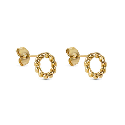Twist Earrings - 18k Gold Plated