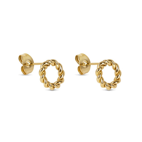 Twist Earrings - 18k Gold Plated