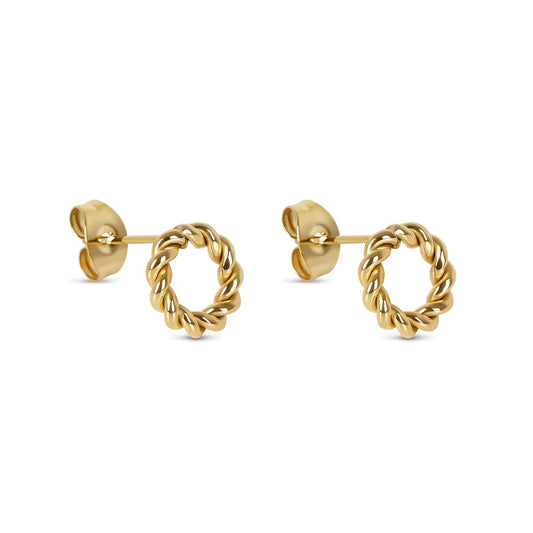 Twist Earrings - 18k Gold Plated