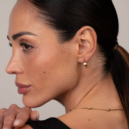 Twist Earrings - 18k Gold Plated