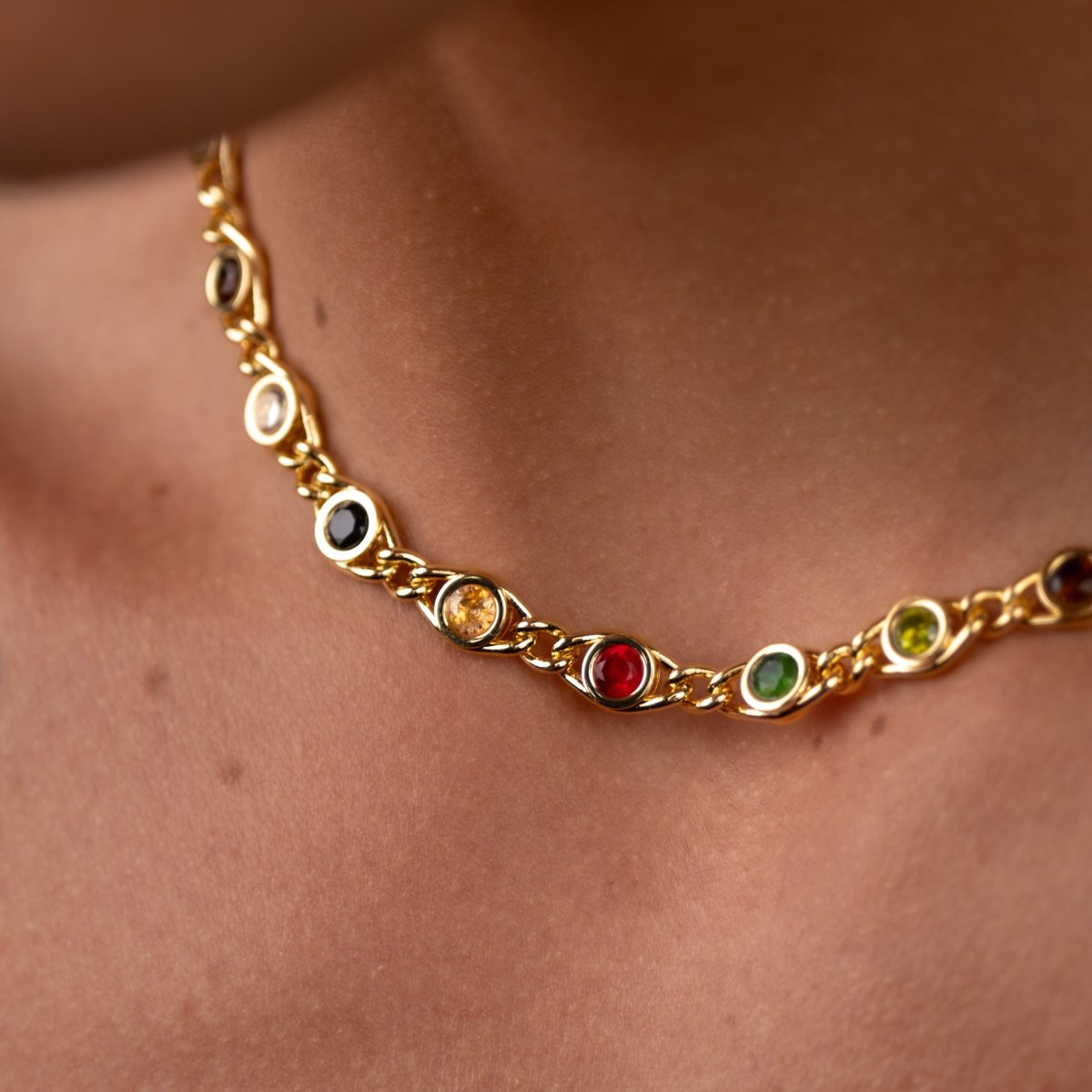 Chloe Necklace - 18k Gold Plated