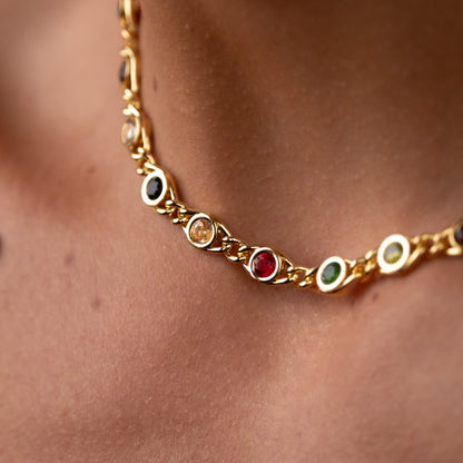 Chloe Necklace - 18k Gold Plated