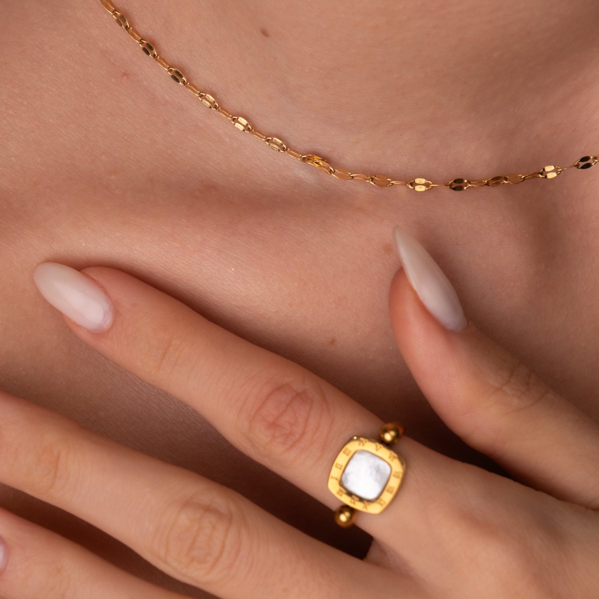 Destiny Chain Necklace 18k Gold Plated
