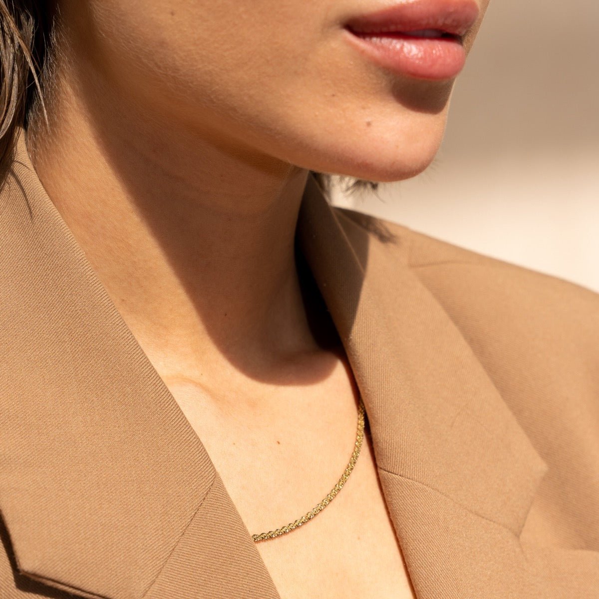 Dely Necklace 18k Gold Plated
