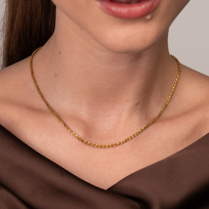 Dely Necklace 18k Gold Plated