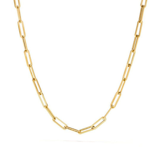 Celina Link Chain Necklace 18k Gold Plated