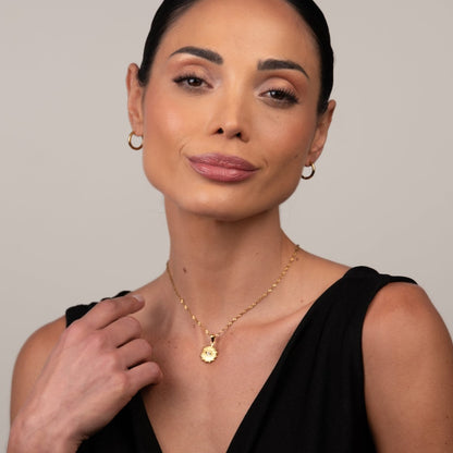 Eye Necklace - 18k Gold Plated