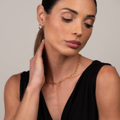 Jurerê Choker Necklace 18k Gold Plated