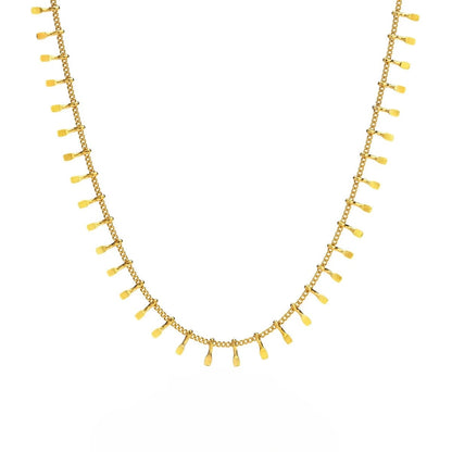 Jurerê Choker Necklace 18k Gold Plated