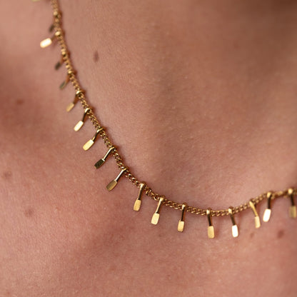 Jurerê Choker Necklace 18k Gold Plated