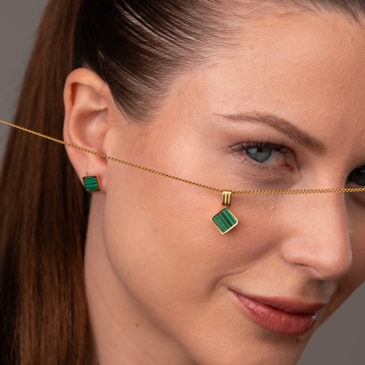 Geometric Minimal Necklace - 18k Gold Plated