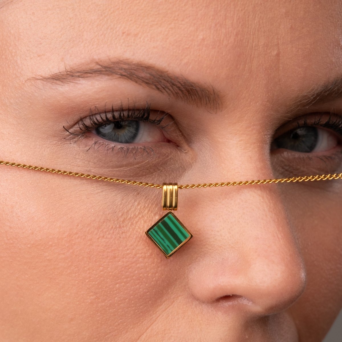 Geometric Minimal Necklace - 18k Gold Plated