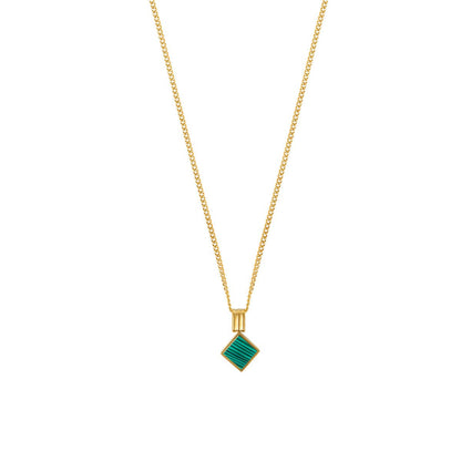 Geometric Minimal Necklace - 18k Gold Plated