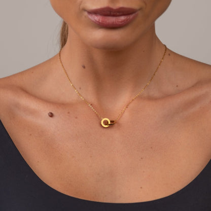 Imperial Zirconia Necklace 18k Gold Plated