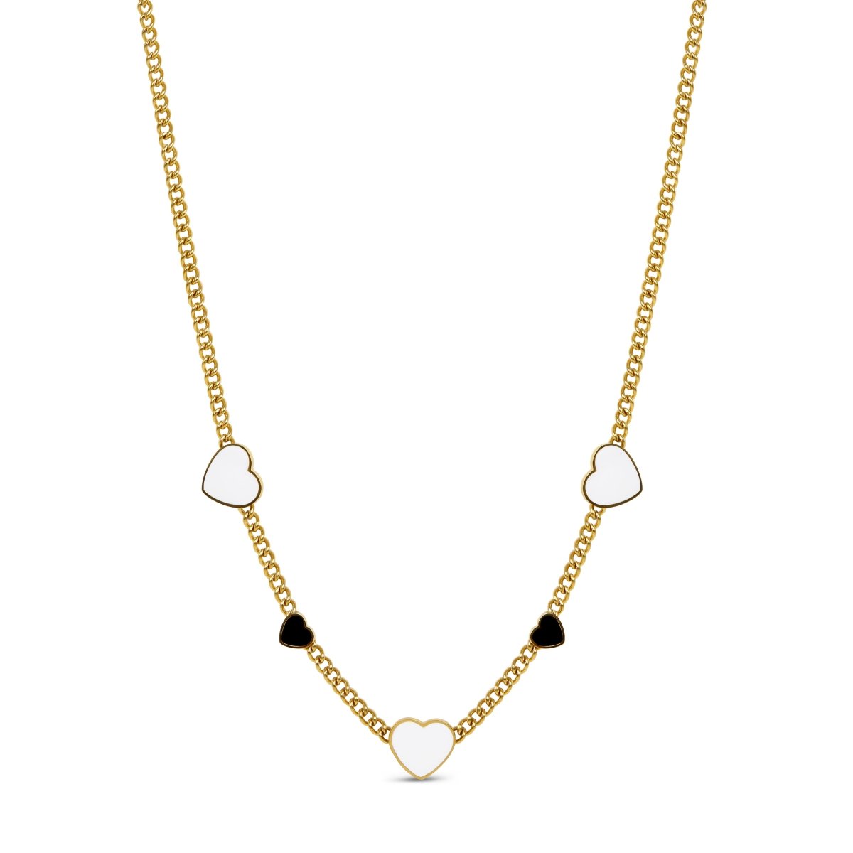 Love Glow Monochrome Necklace – 18k Gold Plated