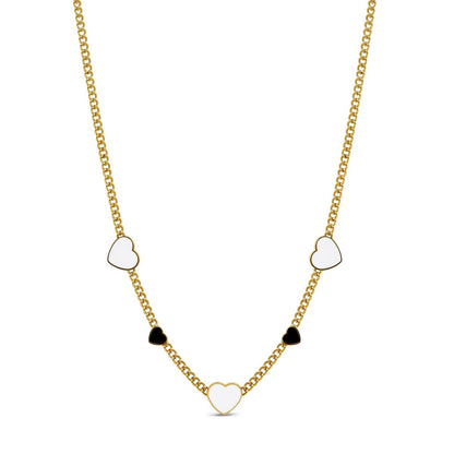 Love Glow Monochrome Necklace – 18k Gold Plated