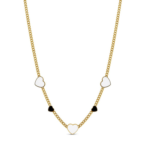 Love Glow Monochrome Necklace – 18k Gold Plated