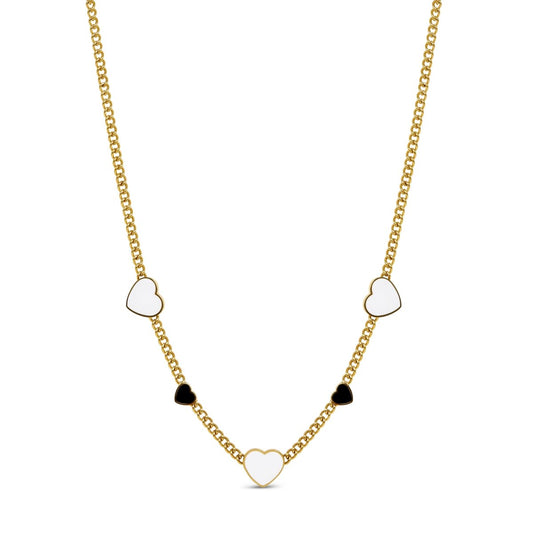 Love Glow Monochrome Necklace – 18k Gold Plated