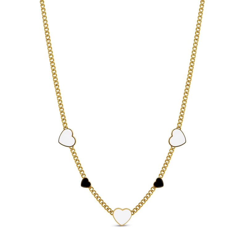 Love Glow Monochrome Necklace – 18k Gold Plated