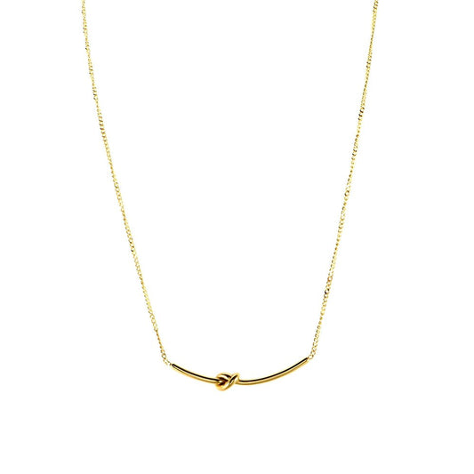 Knot Necklace 18k Gold Plated