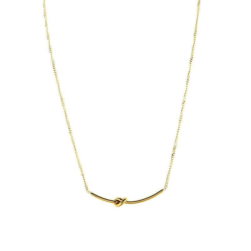 Knot Necklace 18k Gold Plated