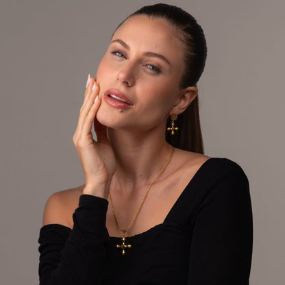 Tiger's Eye Necklace - 18k Gold Plated