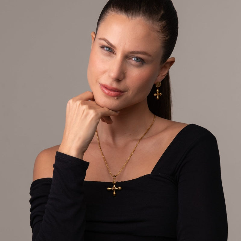 Tiger's Eye Necklace - 18k Gold Plated