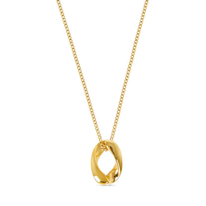 Link Pendant Necklace - 18k Gold Plated