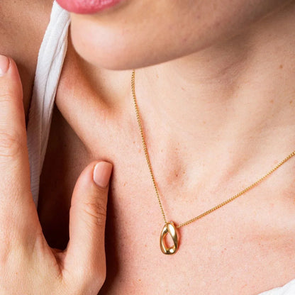 Link Pendant Necklace - 18k Gold Plated