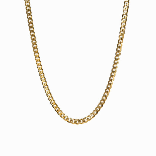 Selenza Cuban Link Necklace 18k Gold Plated