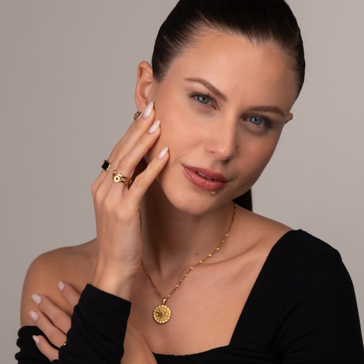 Selenza Cuban Link Necklace 18k Gold Plated
