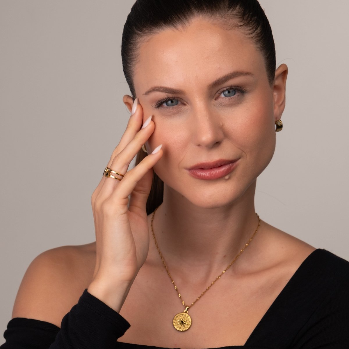 Selenza Cuban Link Necklace 18k Gold Plated