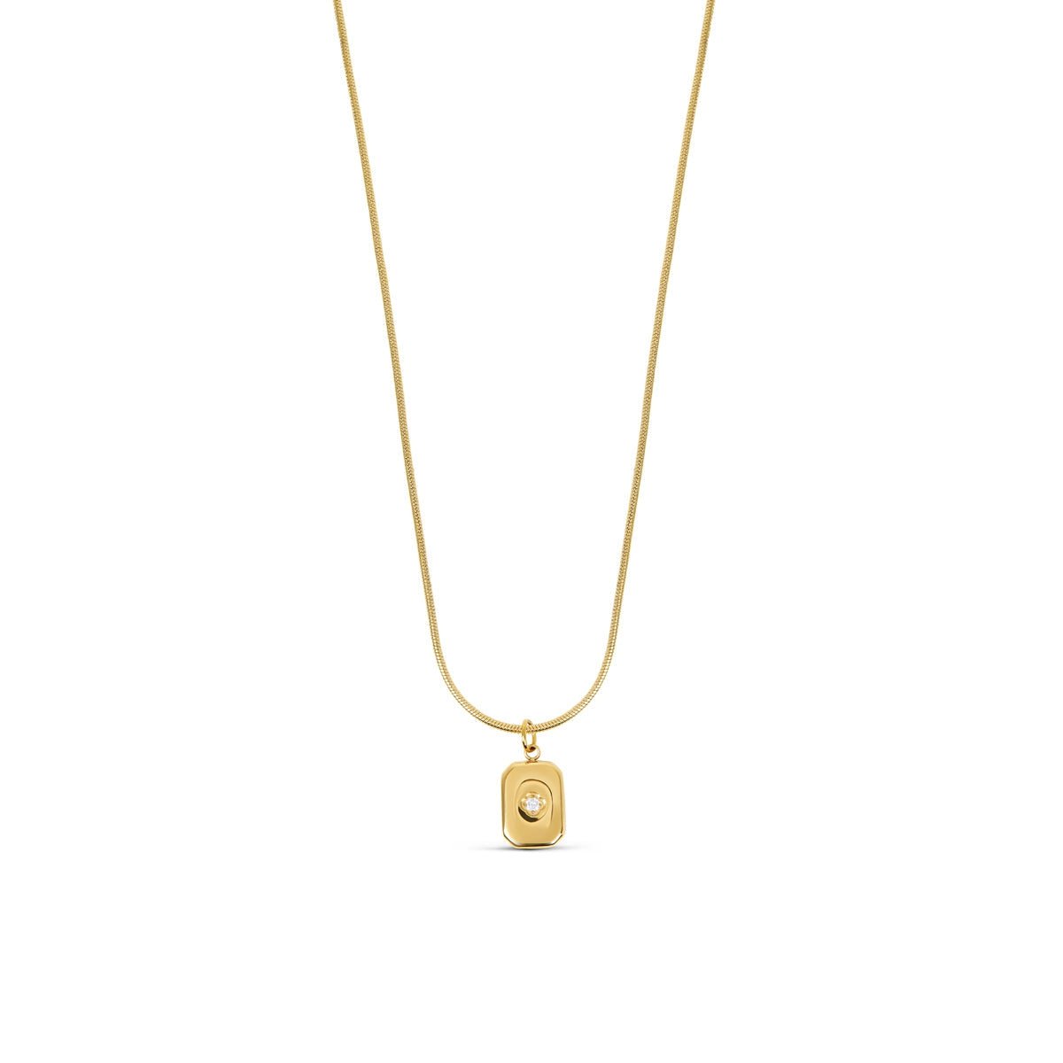 Shine Pendant Necklace 18k Gold Plated