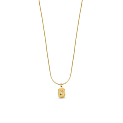 Shine Pendant Necklace 18k Gold Plated