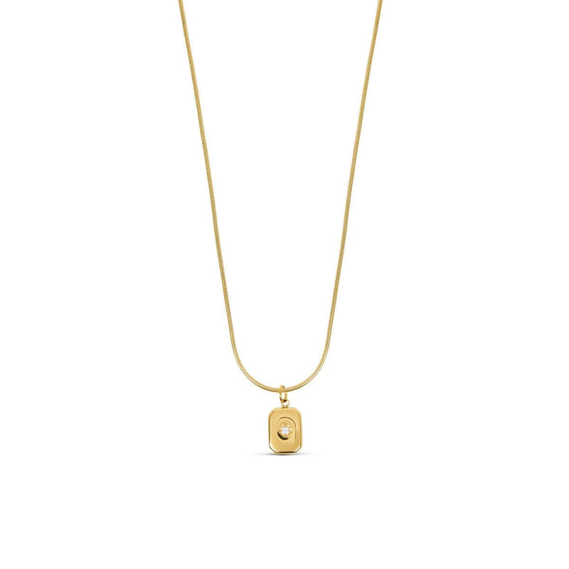 Shine Pendant Necklace 18k Gold Plated