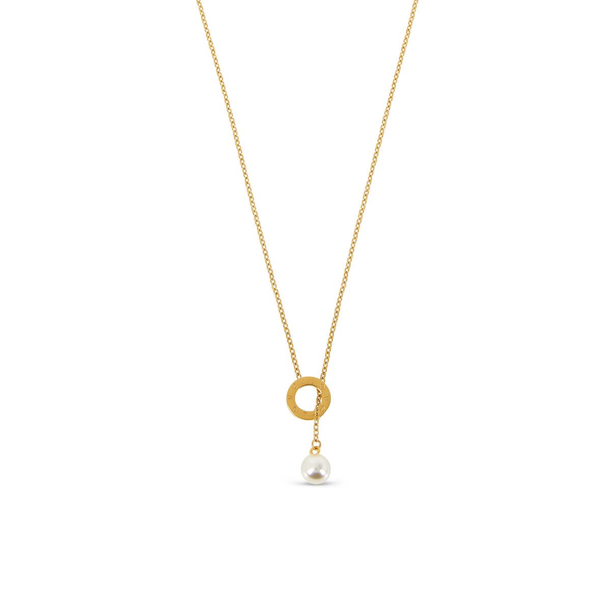 Sicilia Pearl Necklace 18k Gold Plated