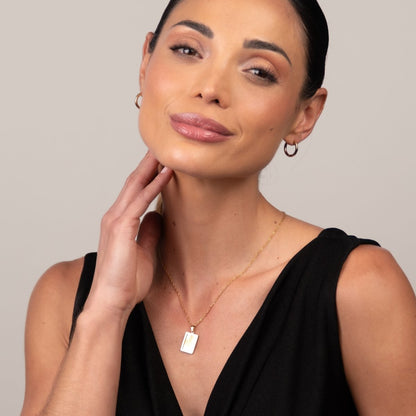Sunrise Pendant Necklace 18k Gold Plated