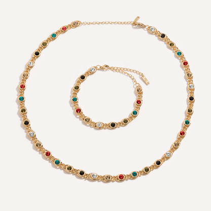 Chloe Jewelry Set - 18k Gold Plated