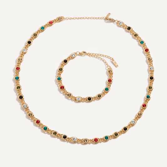 Chloe Jewelry Set - 18k Gold Plated