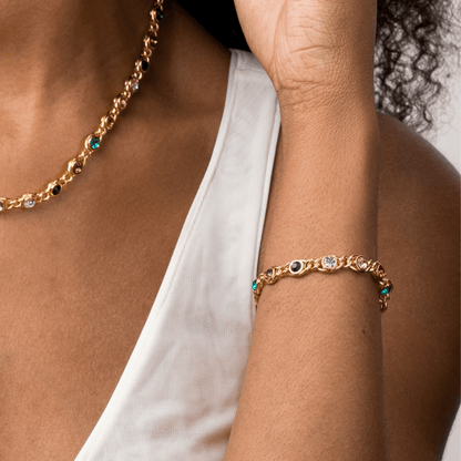 Chloe Jewelry Set - 18k Gold Plated