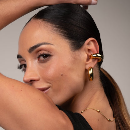 Lola Chunky Ear Cuff - 18k Gold Plated