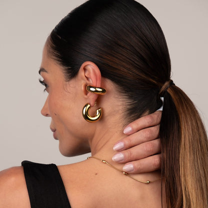 Lola Chunky Ear Cuff - 18k Gold Plated