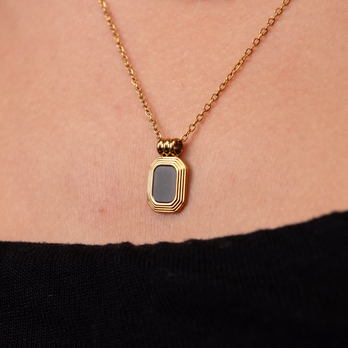 Aurora Layered Necklace Set - 18k Gold Plated